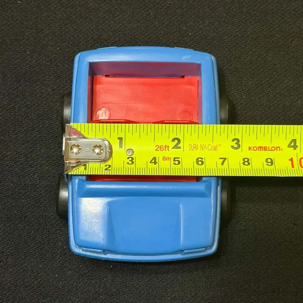 Vintage Playskool Familiar Places Blue Toy Car Item No. 480